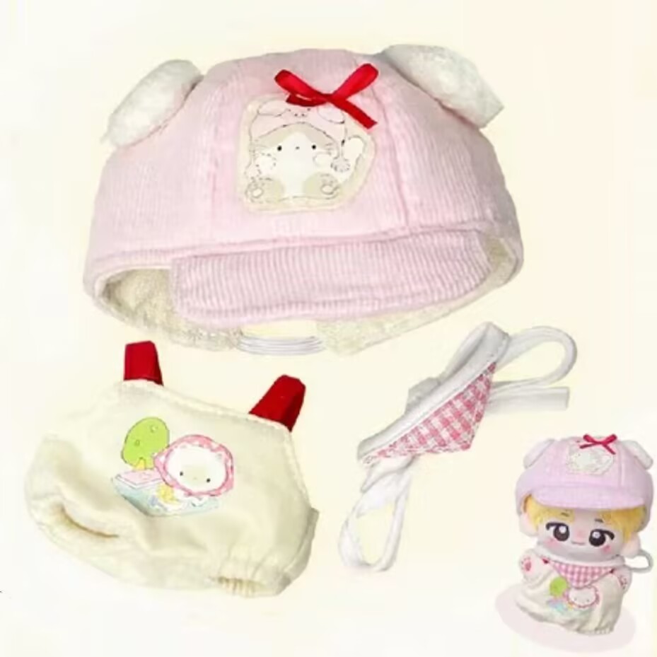 Plush Doll Anime - 10cm Summer mood, sea salt, dog,