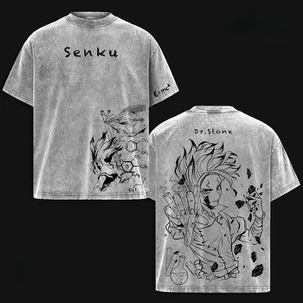 Anime Merchandise Clothes - Ishigami Senkuu Dr.STONE T-shirt Anime Printed