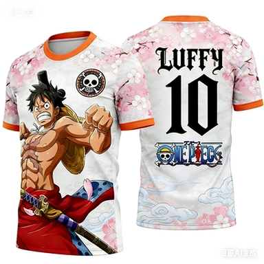 Anime Merchandise Clothes - 2026 Anime Pattern Training Jersey Quick-Dry