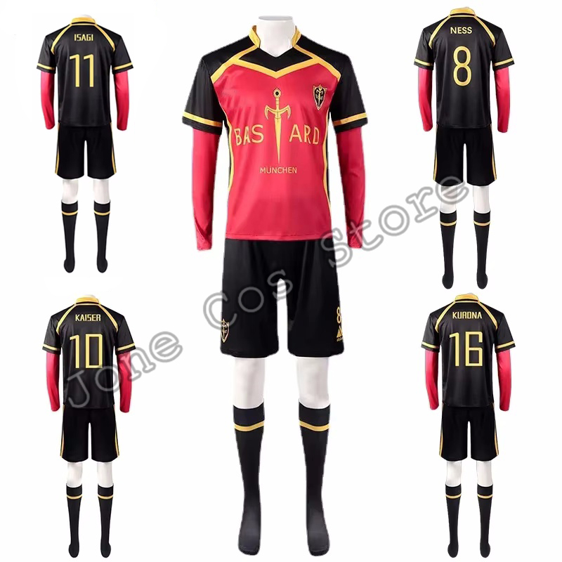 Anime Merchandise Online - Kaiser Cosplay Jersey Anime Isagi Yoichi