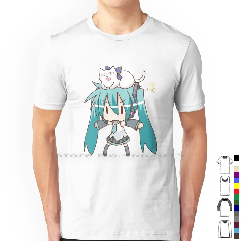 Anime Merchandise Online - Miku T Shirt 100% Cotton Kawaii
