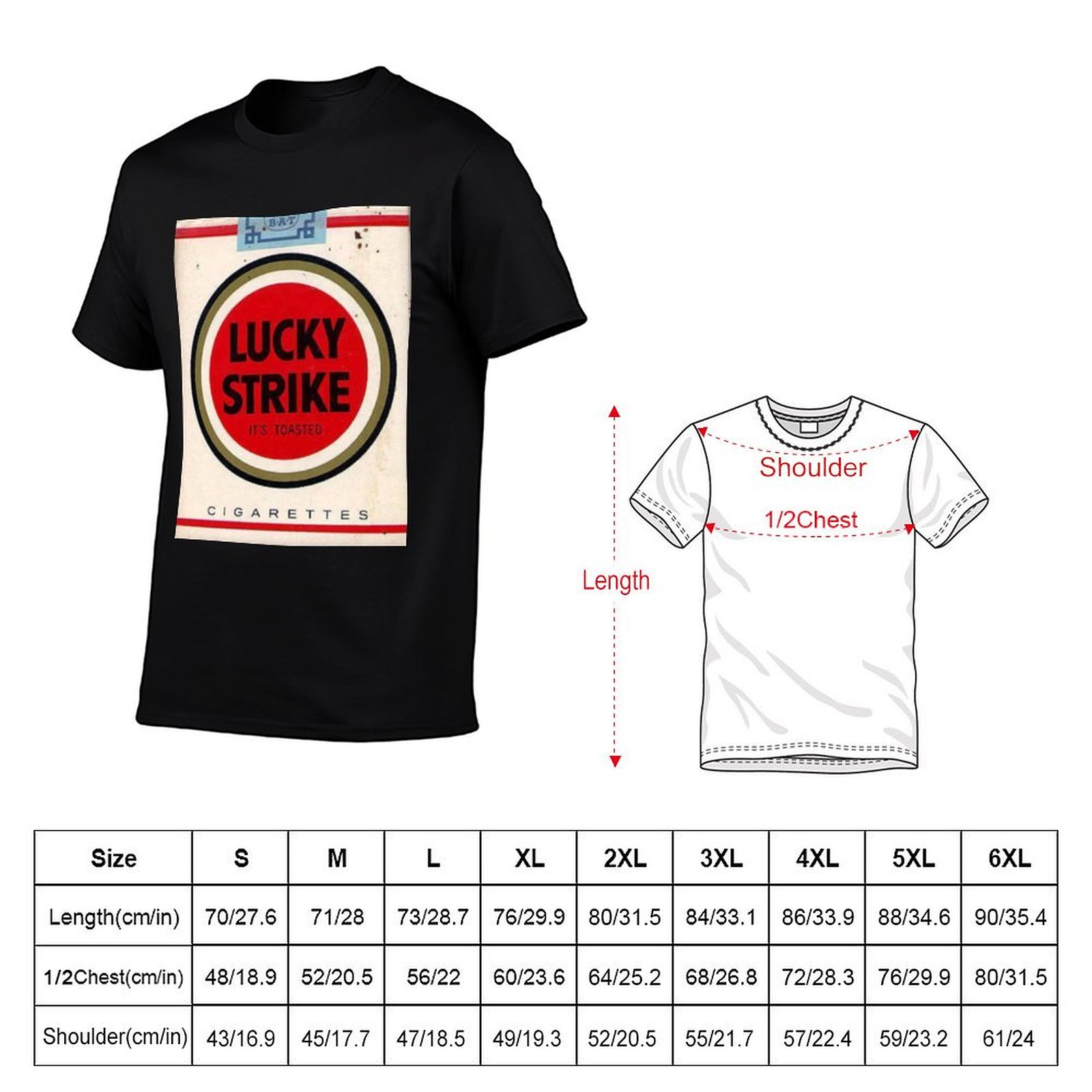 BEST SELLER Lucky Strike Merch - огляд і ціна Anime Merchandise T-Shirts