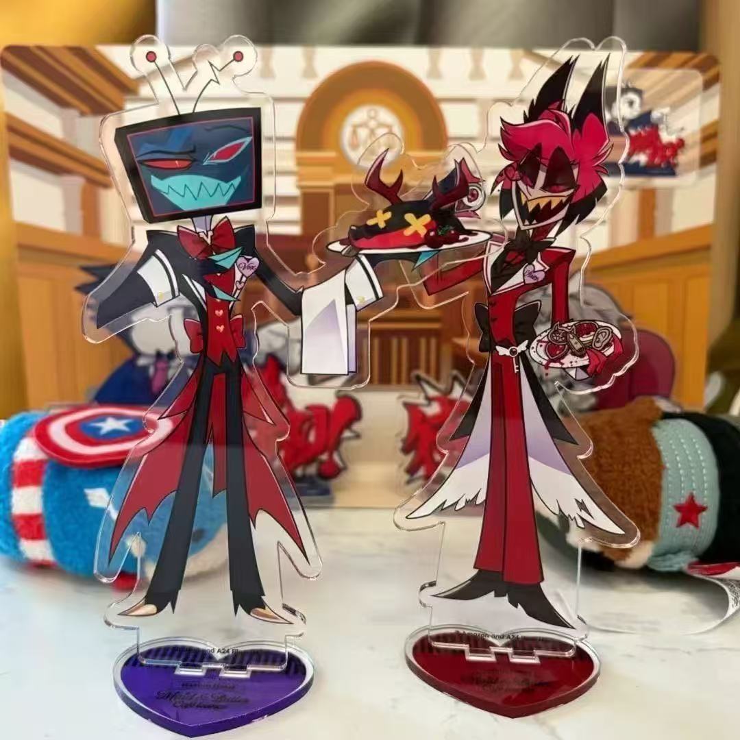 2pcs Hazbin Anime Peripherals  - огляд і ціна Anime Game Merchandise