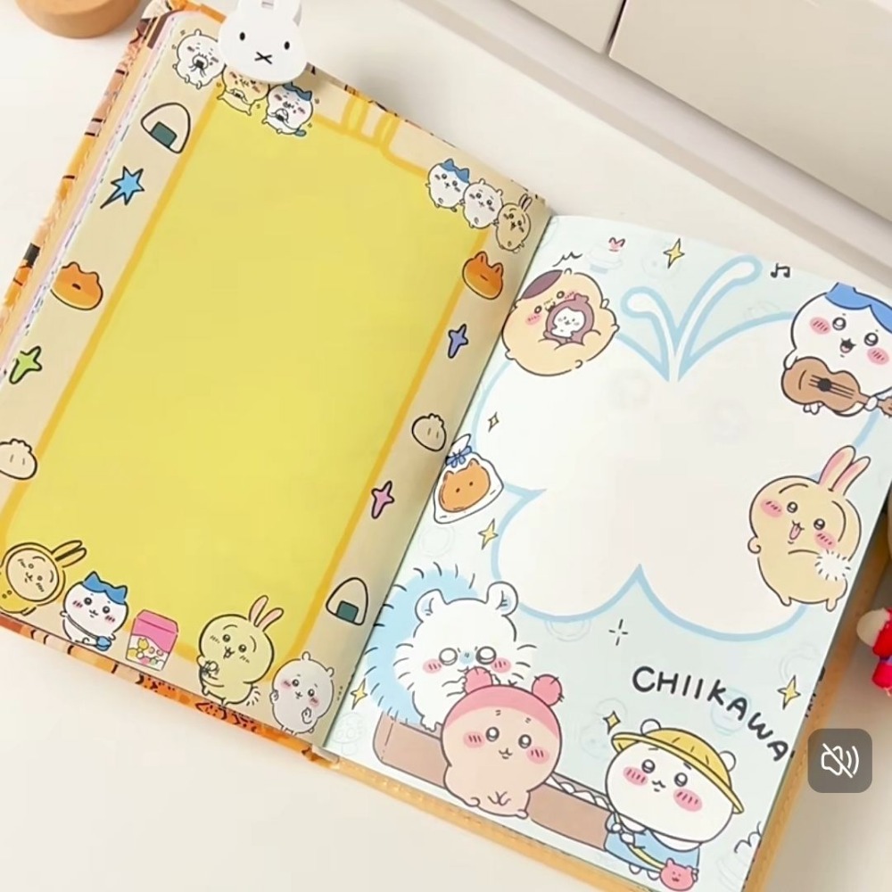 New Chiikawa Notebook Thickene - огляд і ціна Art Book Illustration