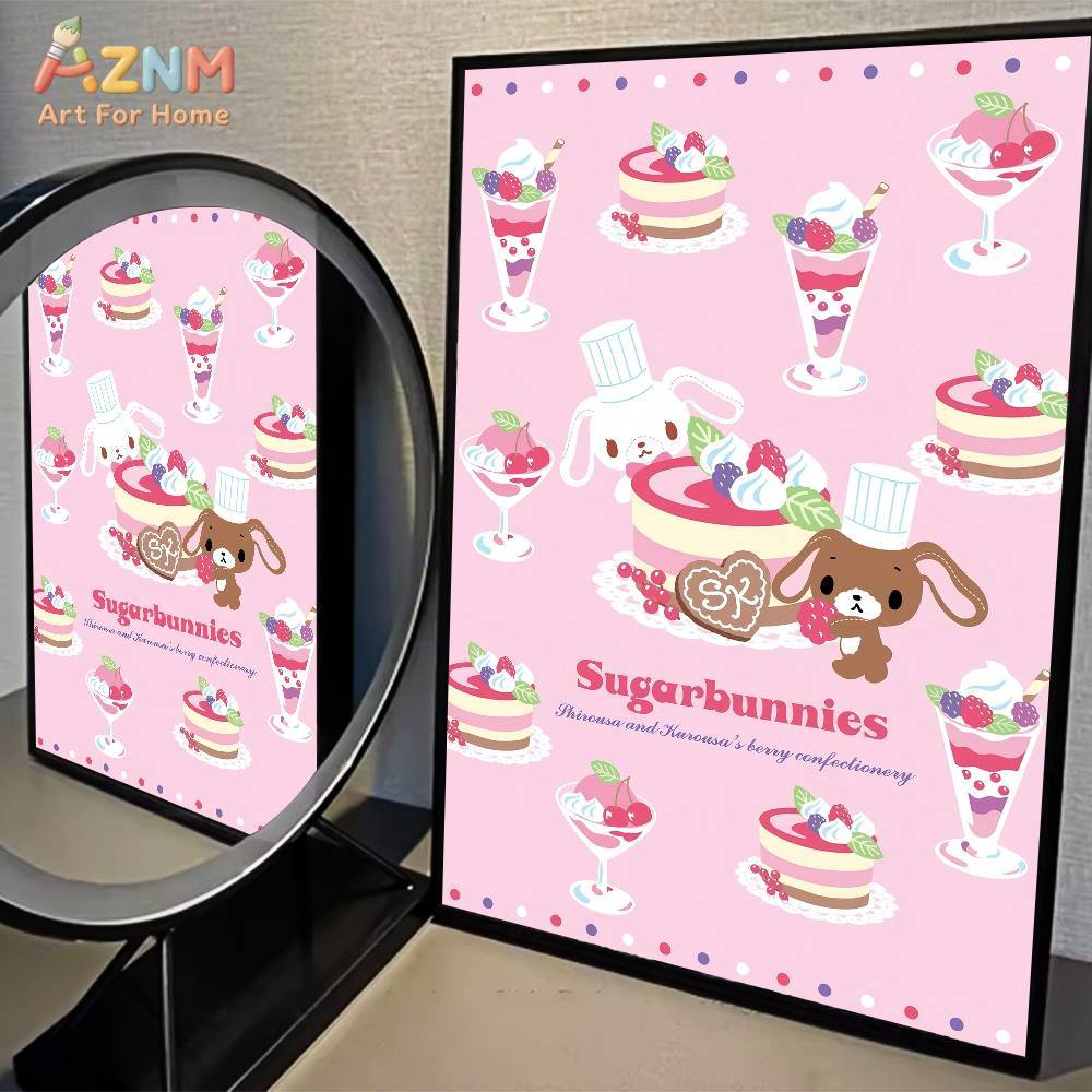 1pc AZMN  Sugarbunnies Anime K - огляд і ціна Anime Merchandise Posters