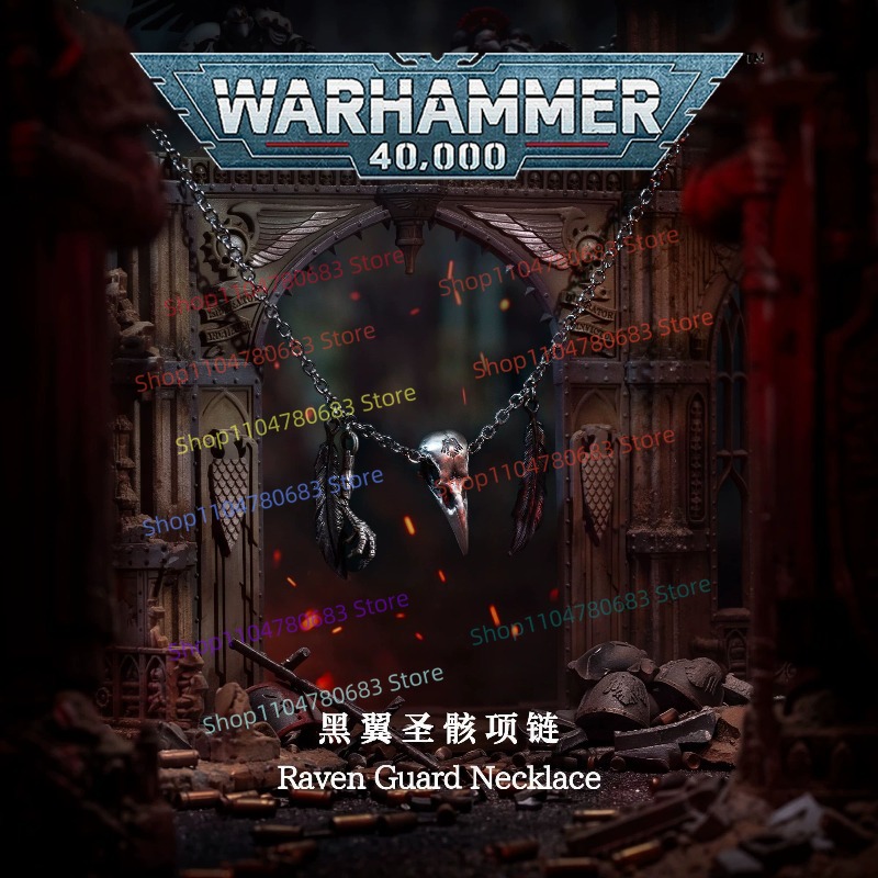 40K Raven Guard Necklace, Retr - огляд і ціна Anime Merchandise For Men