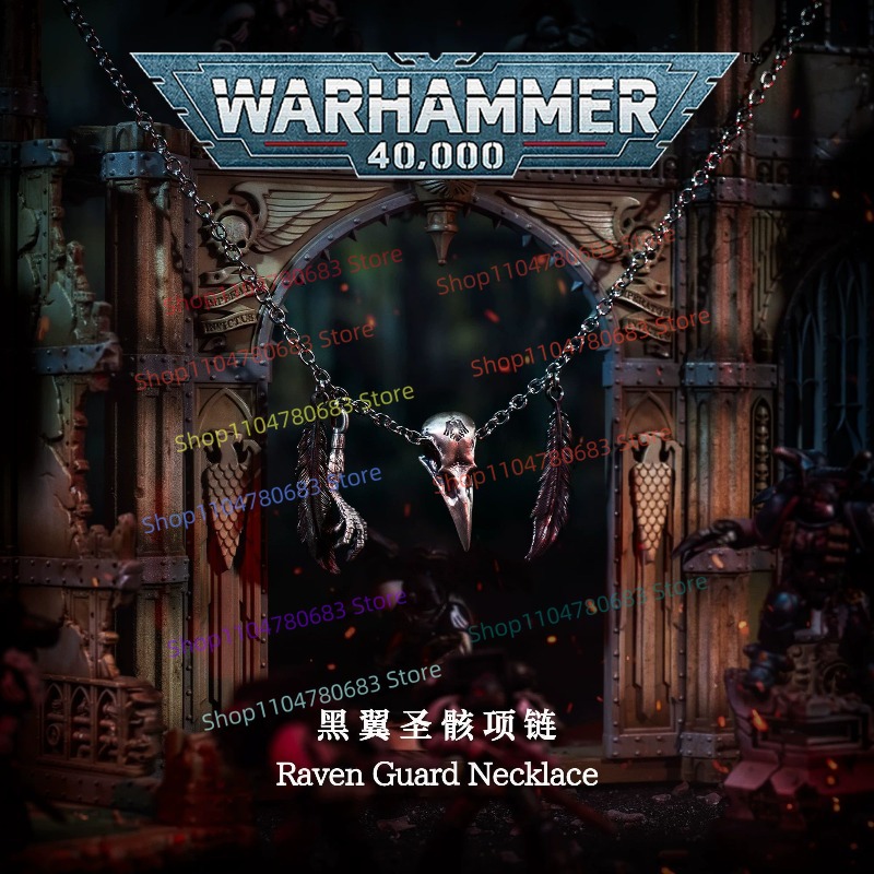 40K Raven Guard Necklace, Retr - огляд і ціна Anime Merchandise For Men