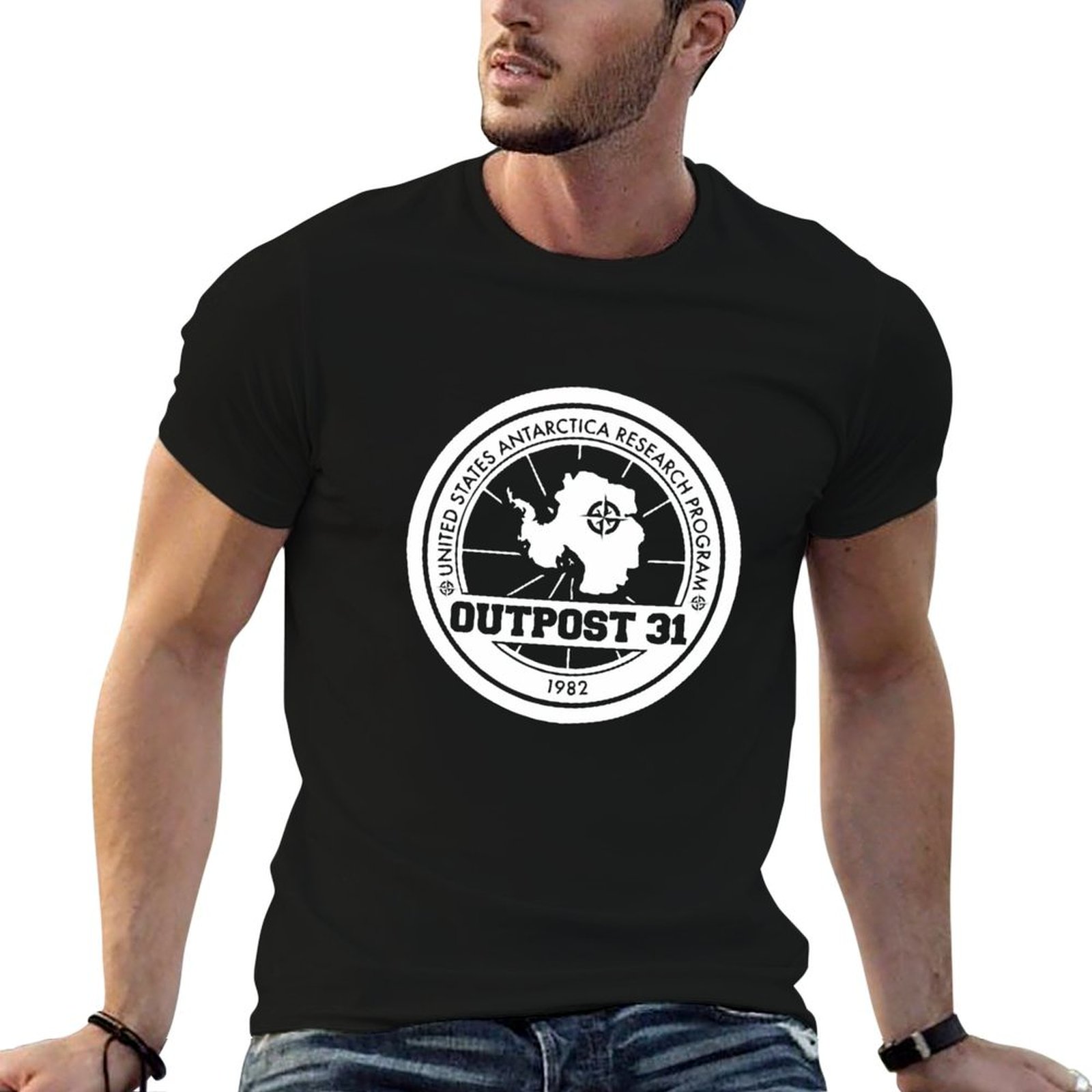 Outpost 31 Logo MERCHANDISE T- - огляд і ціна Anime Merchandise T-Shirts