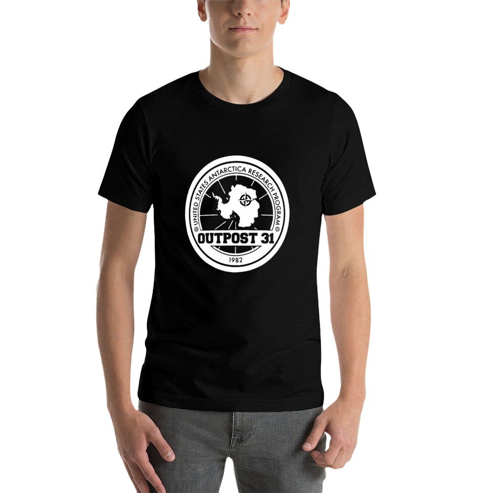 Outpost 31 Logo MERCHANDISE T- - огляд і ціна Anime Merchandise T-Shirts