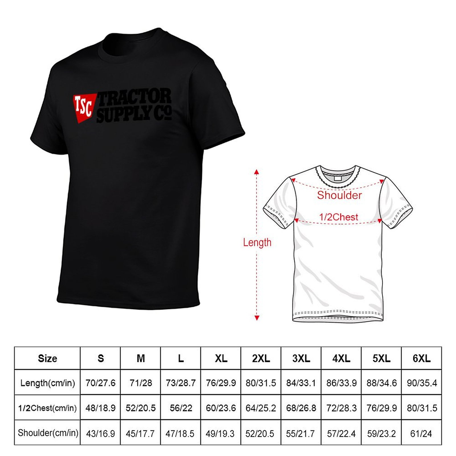 Tractor Supply TSC Logo Mercha - огляд і ціна Anime Merchandise T-Shirts